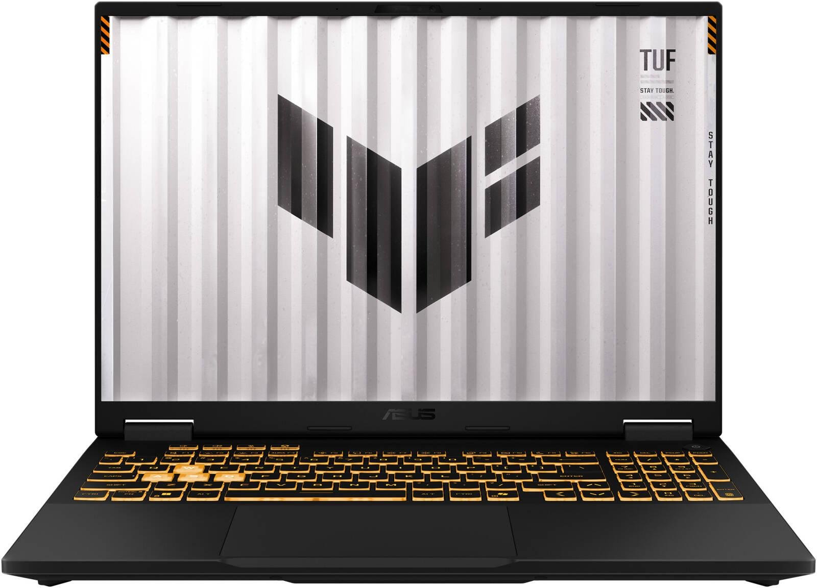 ASUS TUF Gaming F16 FX608JHR Laptop, 16" WUXGA IPS 165Hz Display, Intel Core i7-14650HX, 16GB RAM, 1TB SSD, GeForce RTX 5050 8GB GPU, English-Arabic Keyboard, Win11Home, Black | FX608JHR-RV001W