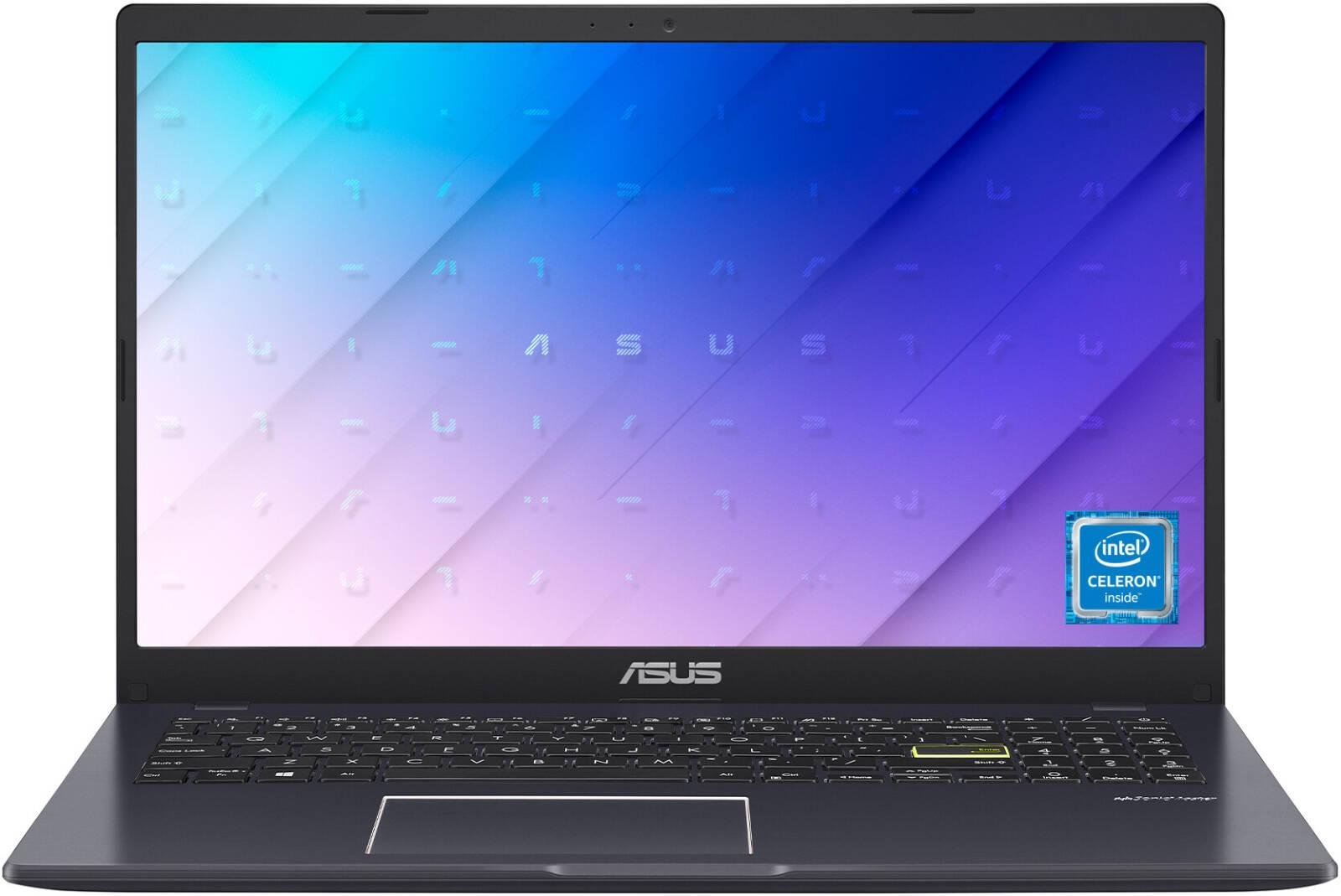 ASUS Vivobook Go 15 E510KA Laptop, 15.6" HD 60Hz Display, Intel Celeron N4500, 4GB RAM, 128GB eMMC, Intel HD Graphics, English-Arabic Keyboard, Windows 11 Home, Star Black | E510KAB-BR1140WS